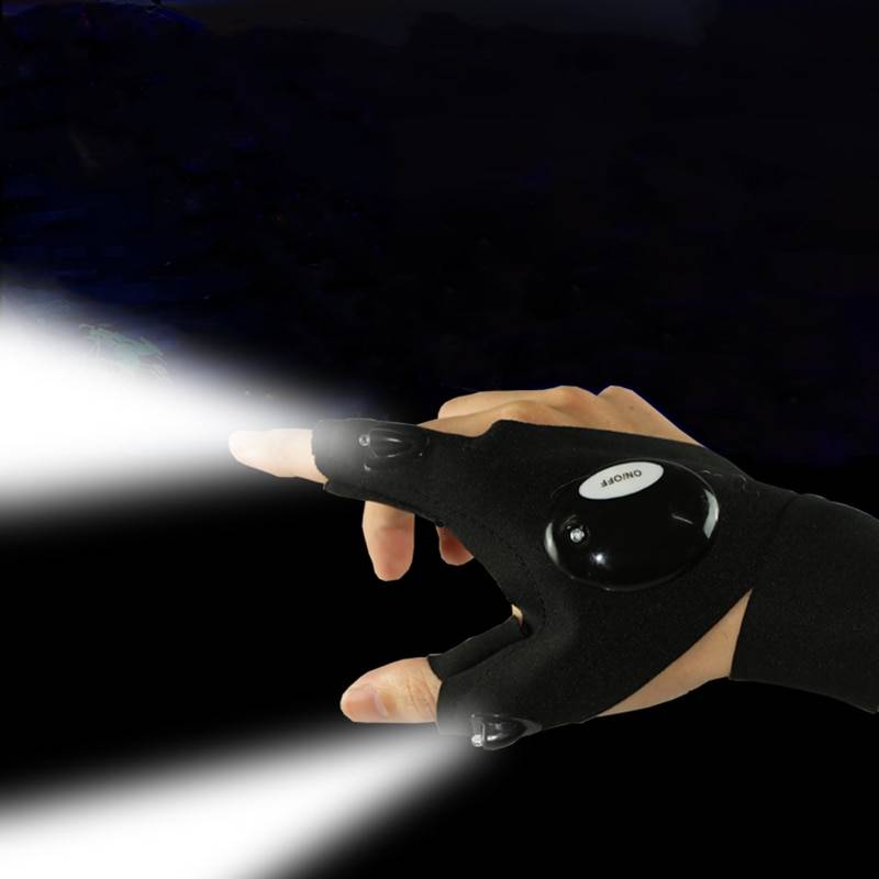 Waterproof LED Light Work Gloves Hardware Power & Hand Tools Type : Right Hand|Left Hand 