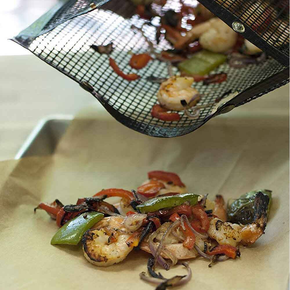 Non-Stick Mesh Grill Bag Best Sellers Garden & Outdoor Type : Single Large (8.6 x 10.6 in)|Single Small (5.5 x 8.6 in) 