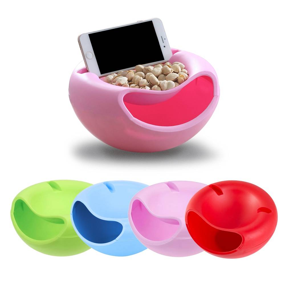 Lazy Snack Bowl Kitchen and Bath Color : Red|Green|Pink|Blue 