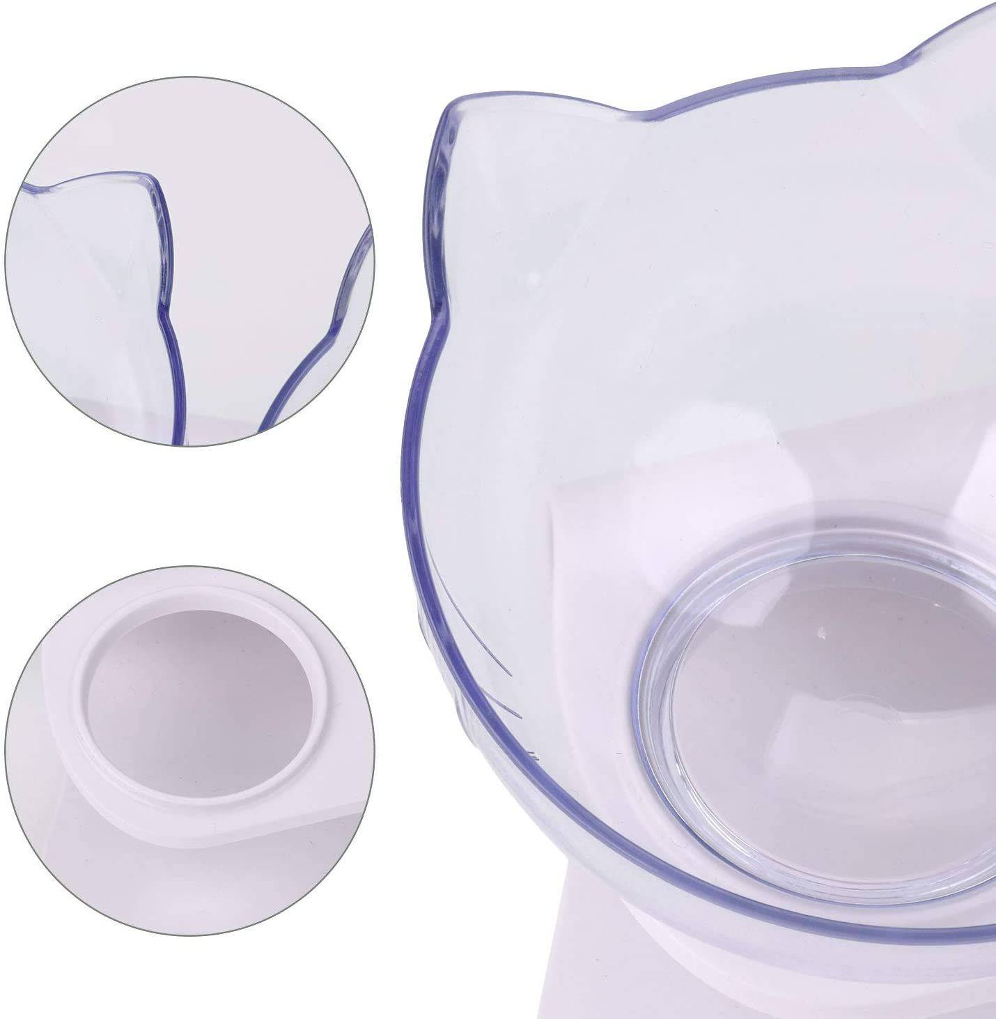 Non-Slip Cat Bowls with Raised Stand Kitchen and Bath Set : 2pcs|1pc 