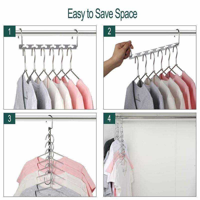 6 Pcs Multi-Purpose Clothes Hangers Home Improvement  
