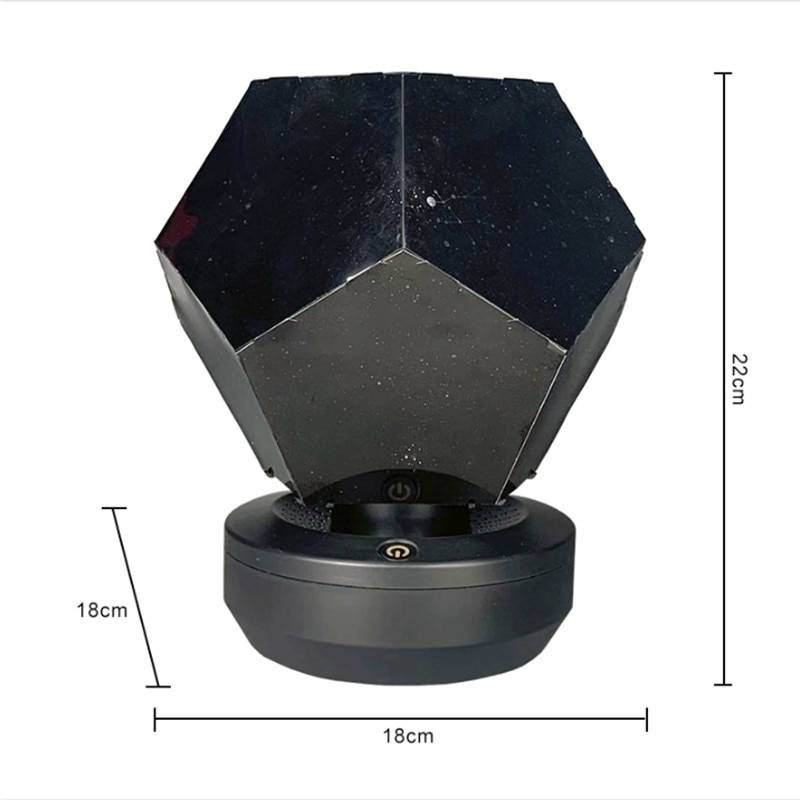 Star Projector Color Changing Geometric Table Lamp Baby Night Light Battery Remote Control DIY Gift Decor Home Planetarium 5v
