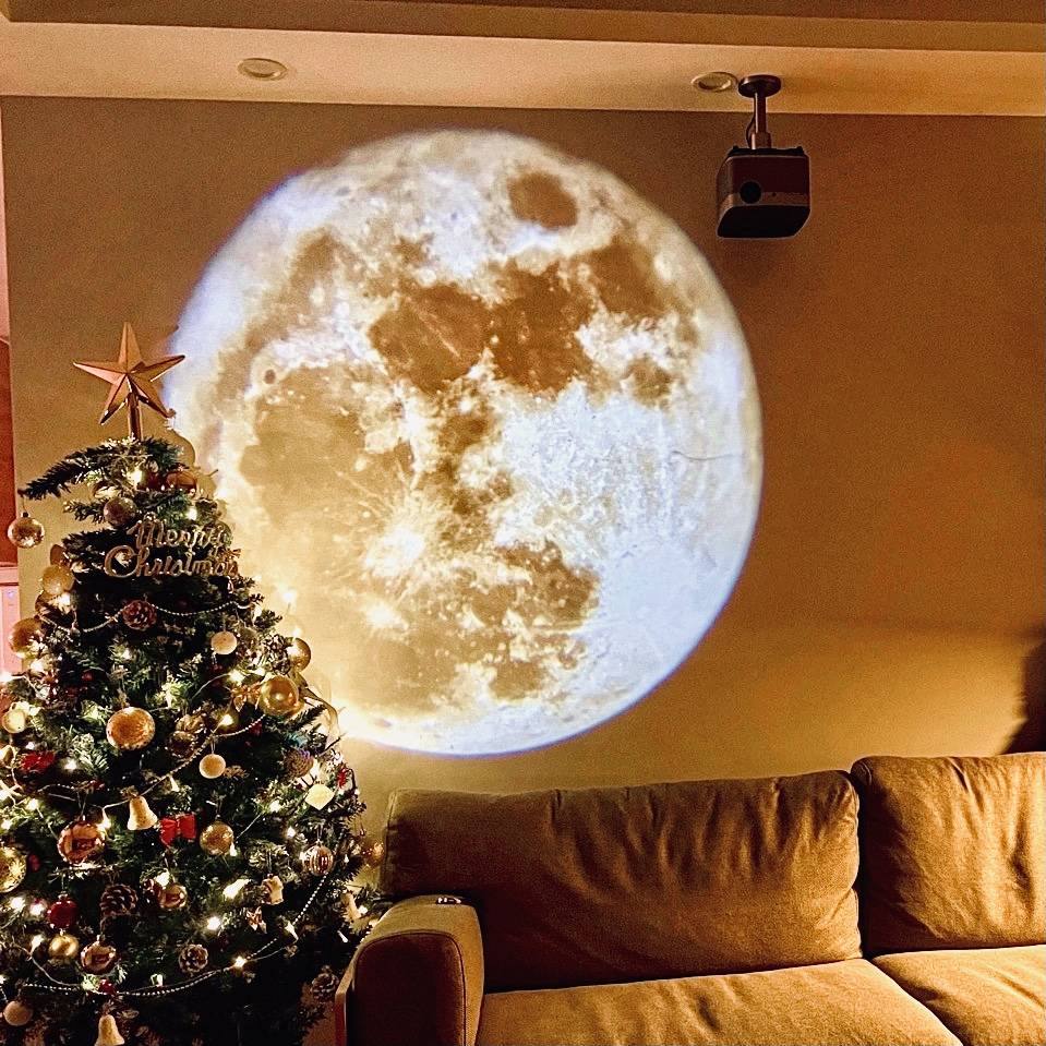 Moon Earth Projection LED Lamp