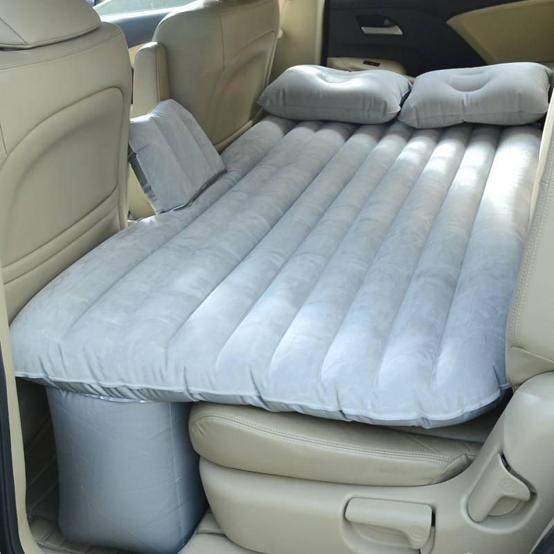 OGLAND Car Air Inflatable Travel Mattress Bed for Car Back Seat Mattress Multifunctional Sofa Pillow Outdoor Camping Mat Cushion Car Decor & Organisation Color Name: Grey Ships From: Israel|China|Russian Federation|SPAIN|United States 