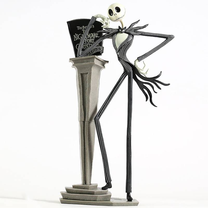 The Nightmare Before Christmas 25th Anniversary Jack Skellington Collectible Figure Model Brinquedo Toy Gift Christmas Home Decor Color : 30cm box|1011 box|35cm box 