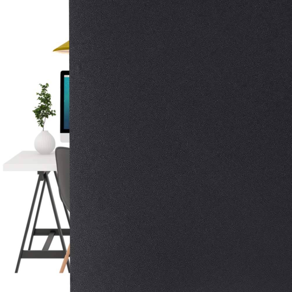 Blackout Opaque Window Sticker Static Cling 100% Light Blocking PVC Frosted Dark Tint Film Privacy Protection Window Covering Bedroom & Living room Color : 30cmx200cm|35cmx200cm|40cmx200cm|45cmx200cm|50cmx200cm|55cmx200cm|60cmx200cm|65cmx200cm|70cmx200cm|75cmx200cm|80cmx200cm|85cmx200cm|90cmx200cm|30cmx300cm|35cmx300cm|40cmx300cm|45cmx300cm|50cmx300cm|55cmx300cm|60cmx300cm|65cmx300cm|70cmx300cm|75cmx300cm|80cmx300cm|85cmx300cm|90cmx300cm|30cmx400cm|45cmx400cm|60cmx400cm|80cmx400cm|85cmx400cm|90cmx400cm 