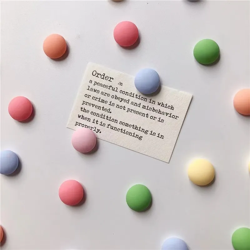 Frosted Dot Magnets